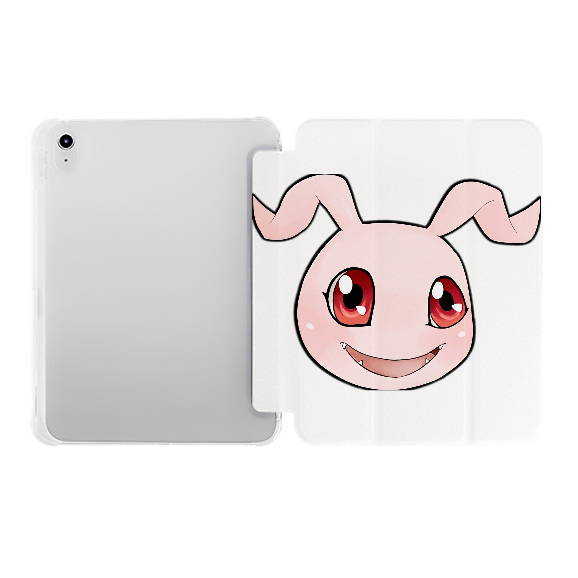 （画像用） Digimon デジタルモンスター/デジモン IPad ケース ペン収納付き 三つ折りスタンド PUレザー×シリコン 対応機種9.5/10.5/10.9インチ